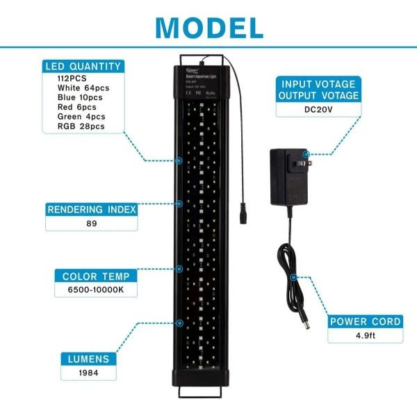Hygger Programmable Aquarium LED Light HG957
