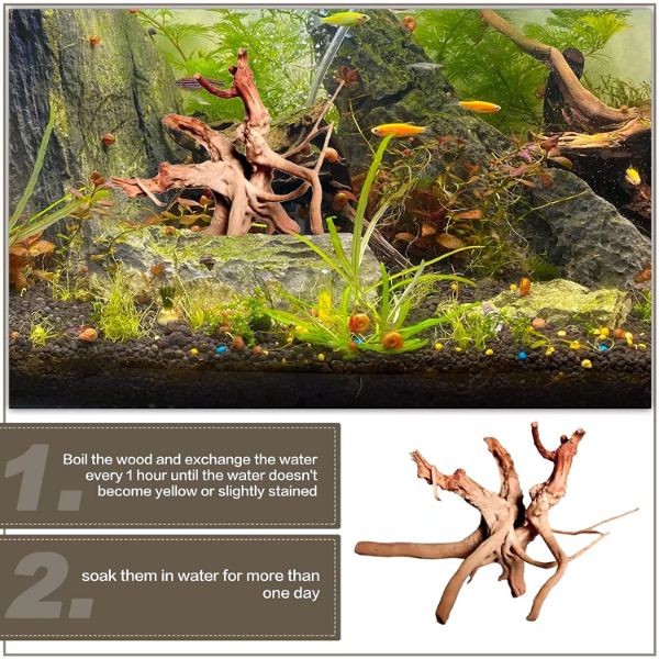 Aquarium Natural Driftwood Decorations Fish Tank Tree Branches