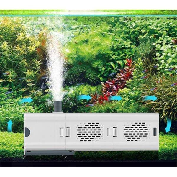 B&K Ultra Quiet Fish Tank Filter 4in1 Internal Aquarium Filter