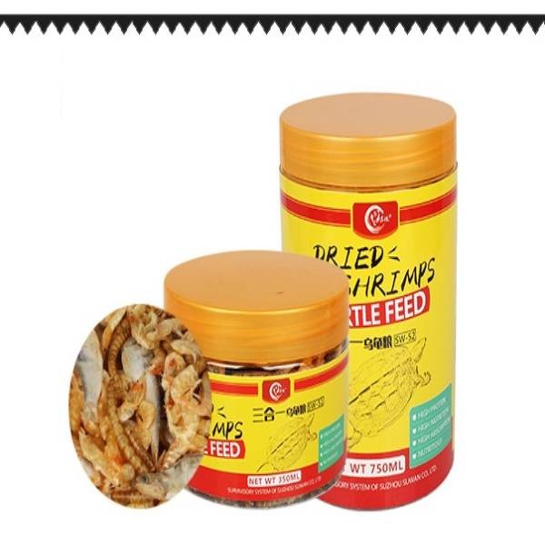 Freeze Dried Red Shrimp for Fish and Turtles Food (750 ML)