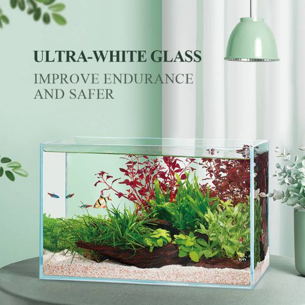 Ultra Clear Glass Fish Tank, Rimless Low Iron Aquarium