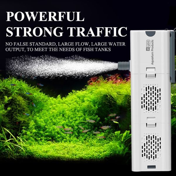 B&K Ultra Quiet Fish Tank Filter 4in1 Internal Aquarium Filter