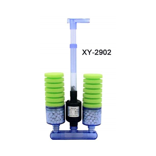 B&K Aquarium Biochemical Sponge Filter Cotton Water Pump Mini Fish Tank